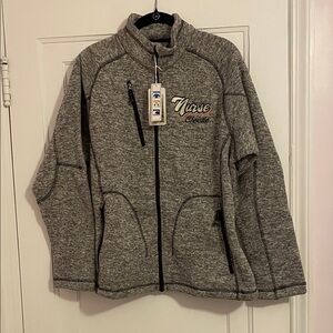 NWT Nurse Sweatshirt Jacket